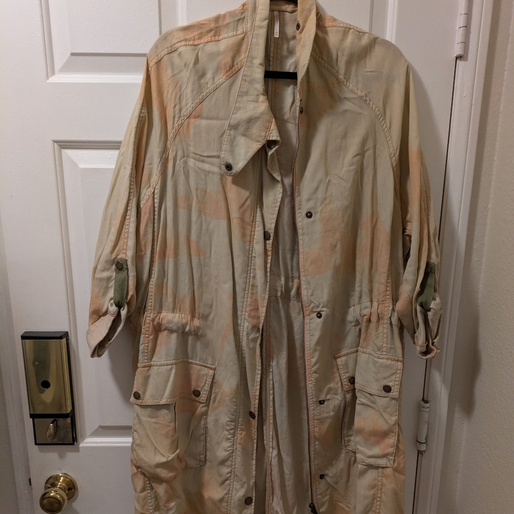 Free People Faded Camo Utility Jacket - Picture 3 of 5